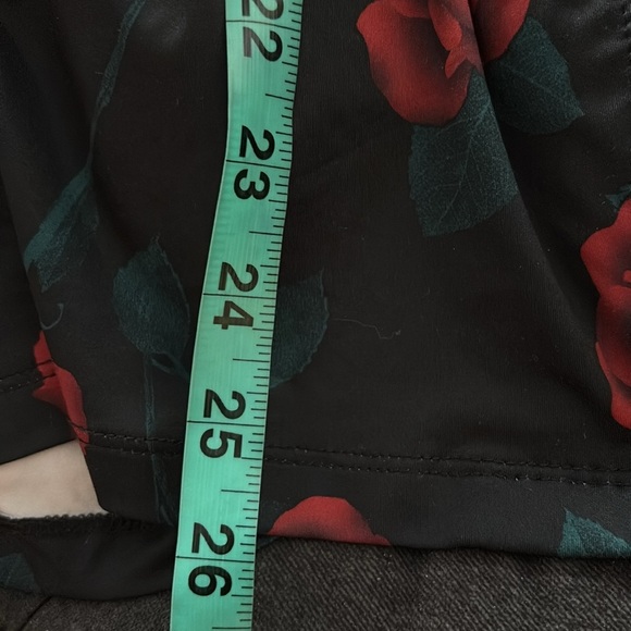 La Vien Rose Floral long sleeve pyjama top Sz L - Picture 7 of 12